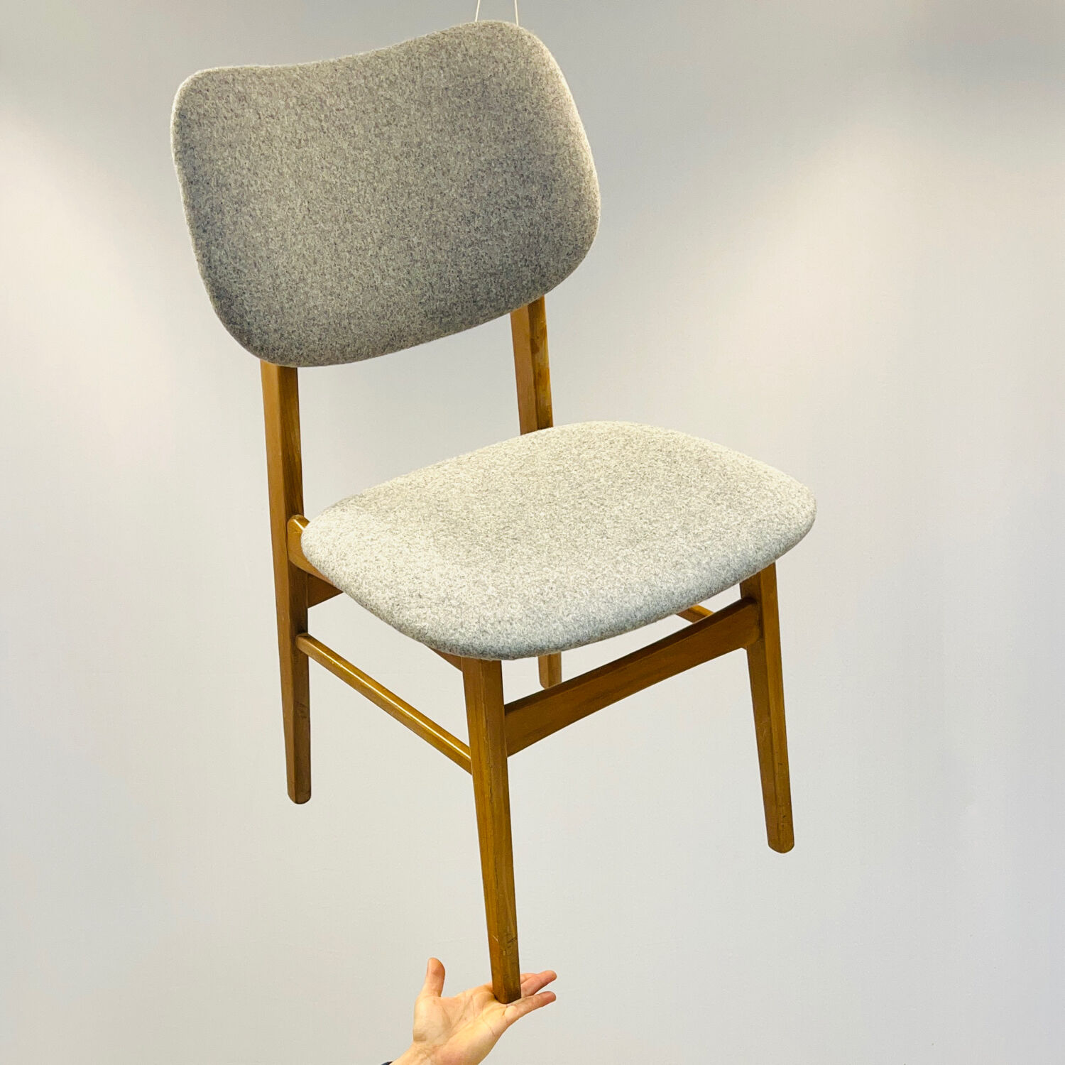 Set of four dining chairs