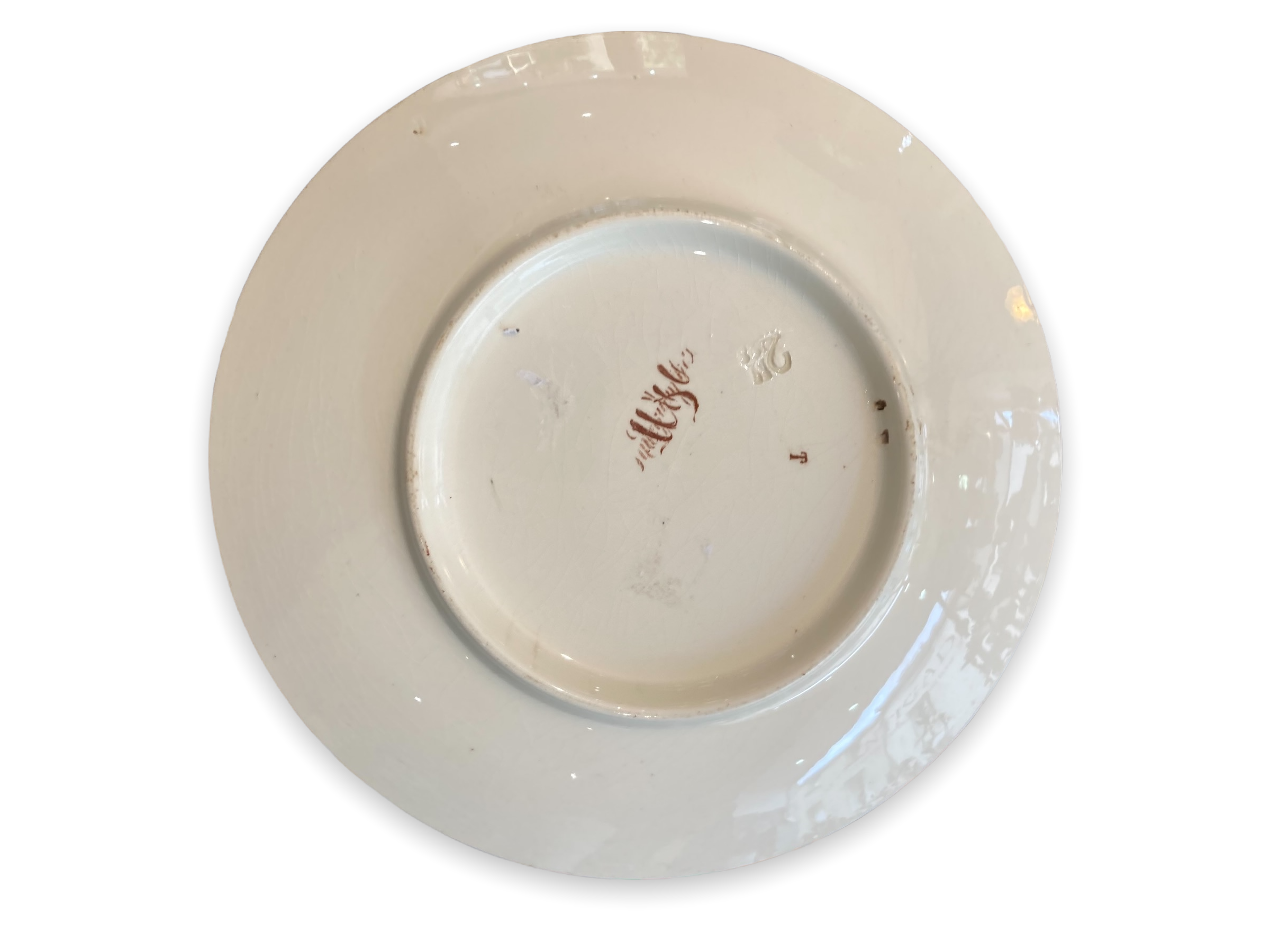 Assiette Historiée Commémorative En Faience De Sarreguemines Paul Déroulède 1870