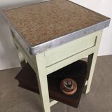 Tabouret coffre de cireur, années 50