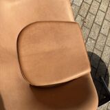Fritz Hansen Egg Chair + Ottoman, Camel Cognac leder 1968!!
