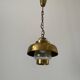 Brass and bubble glass ceiling light, 1960s, Germany