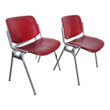 Pair chairs DSC 106 Castelli 1970