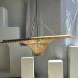 Suspension rattan saucer iron frame D:120 H:60
