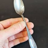 Vintage elegance: Set of 8 small silver-plated metal spoons – Ref 26
