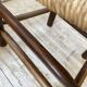 6 straw and oak chairs, mountain furniture