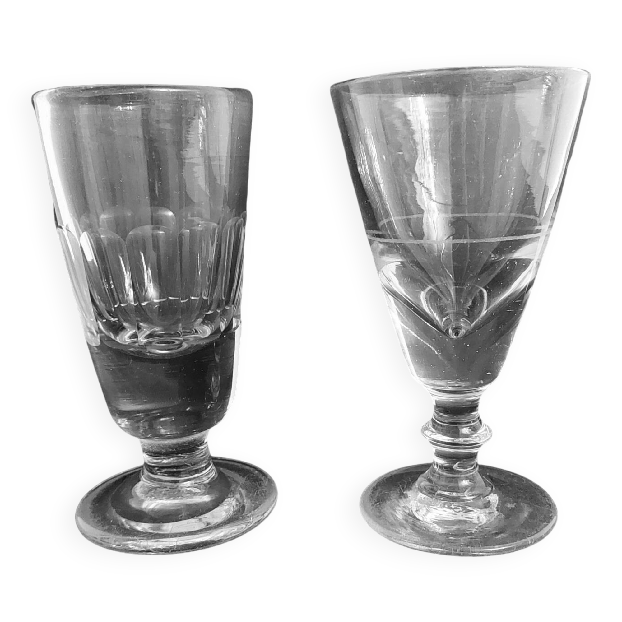 Pair of absinthe glasses