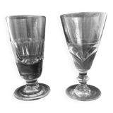 Pair of absinthe glasses