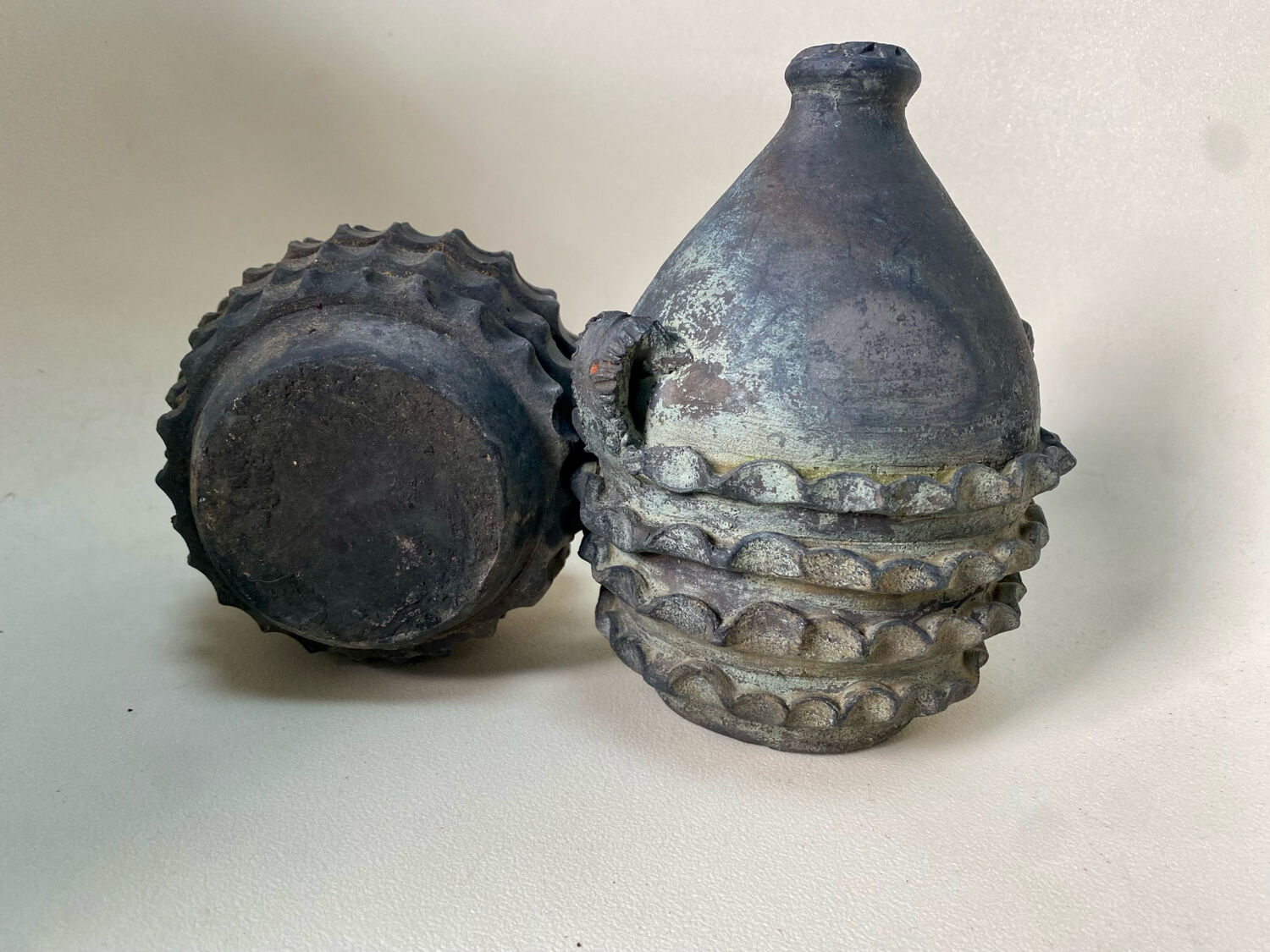 Pair of terracotta vases