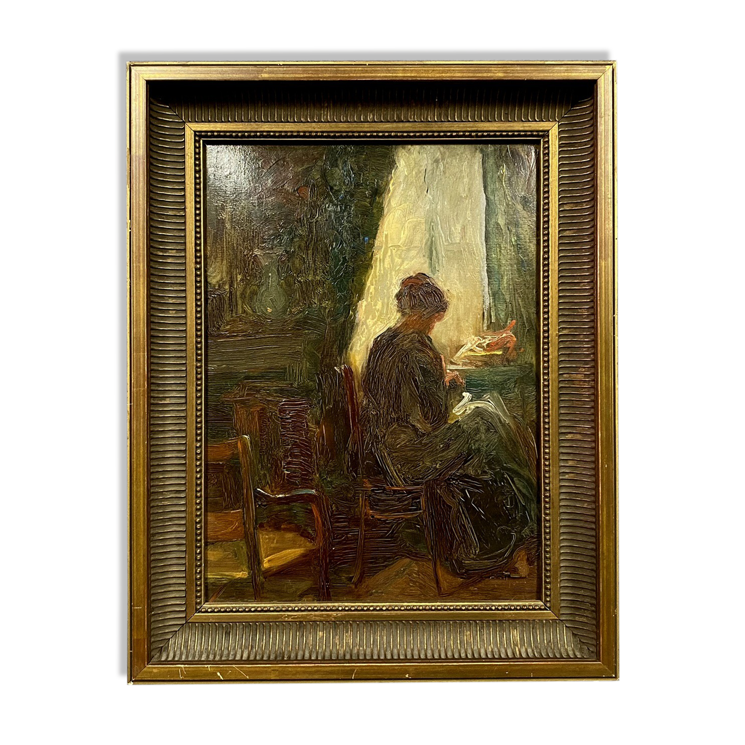 Henriette Morel (1884/1956): very pretty oil on panel