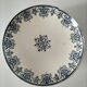 Ironstone compote by Manufacture Clairefontaine, Regency decoration, circa 1900.
