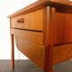 Pair of bedside tables "pelicans" in teak, norwegian 1960s