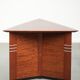 Table d'appoint, café Art Déco de forme triangulaire