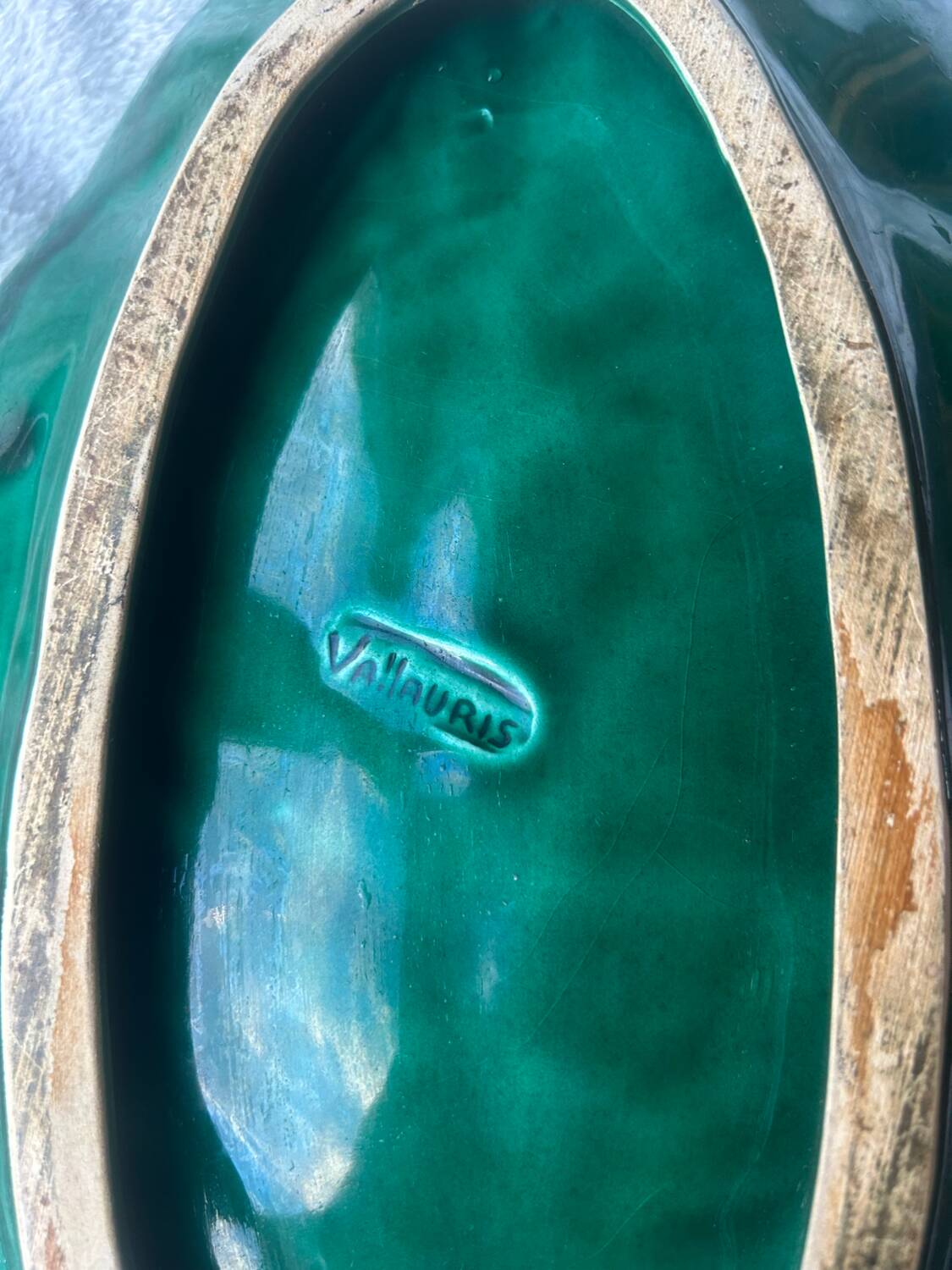 Vallauris ceramic dish