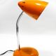 Lampe de bureau orange vintage années 70-80's
