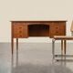 Scandinavian Mid-Century desk in teak, Denmark, 1960s.