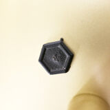 Tablle lamp or desk aluminor 1970's rare golden color