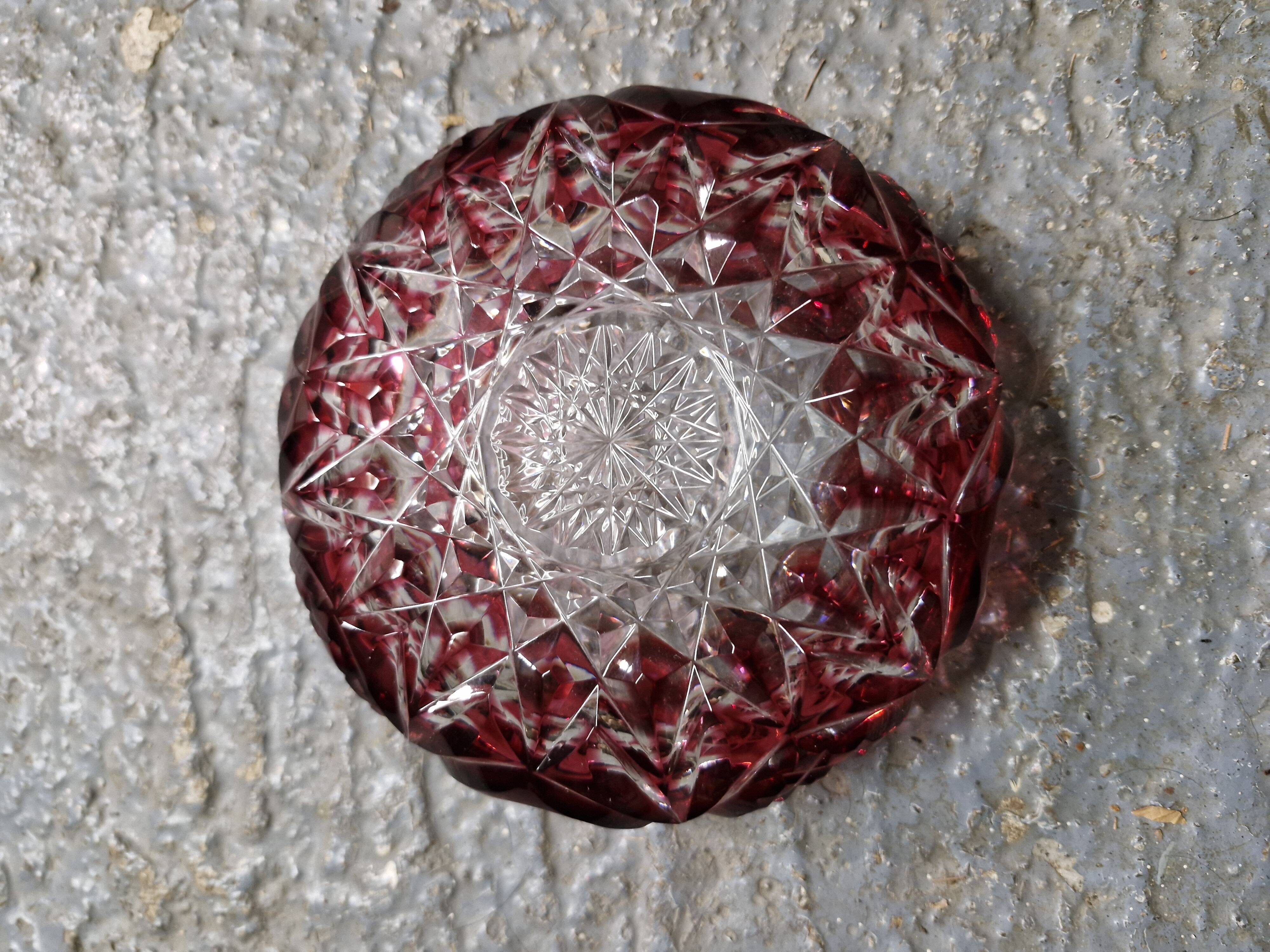 Crystal ashtray