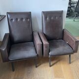 Lot de 2 fauteuils années 50