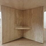 Travertine coffee table