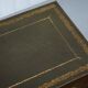 Reprodux Bevan Funnell chest of drawers with a leather top