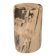 Brown and black petrified wood side table H35 D27 - 3333