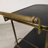 Vintage brass bar service