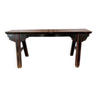 Antique chinese wooden bench