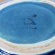 Empty pocket, blue cracked Charolles ceramic, 1960s