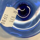 Glasses on foot wine Alsace Luminarc sapphire blue