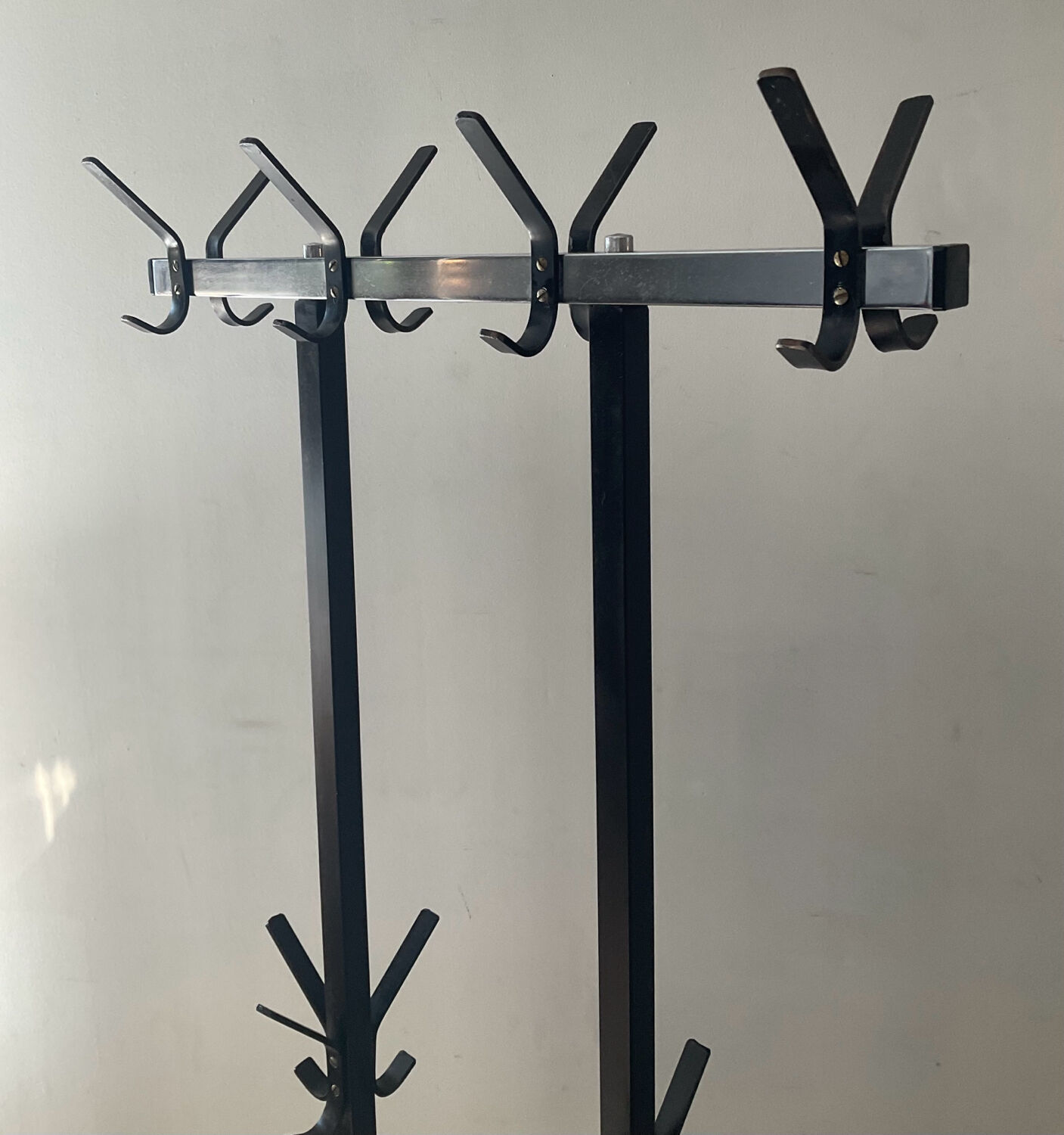 Vintage standing coat rack wardrobe from the 60s