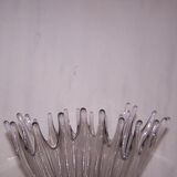 Vase corolle goutte, cristal, années 50