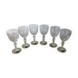 Crystal wine glass