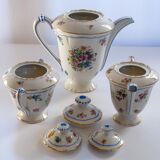 Coffee maker, creamer and sugar maker Limoges Pallas c. 1930