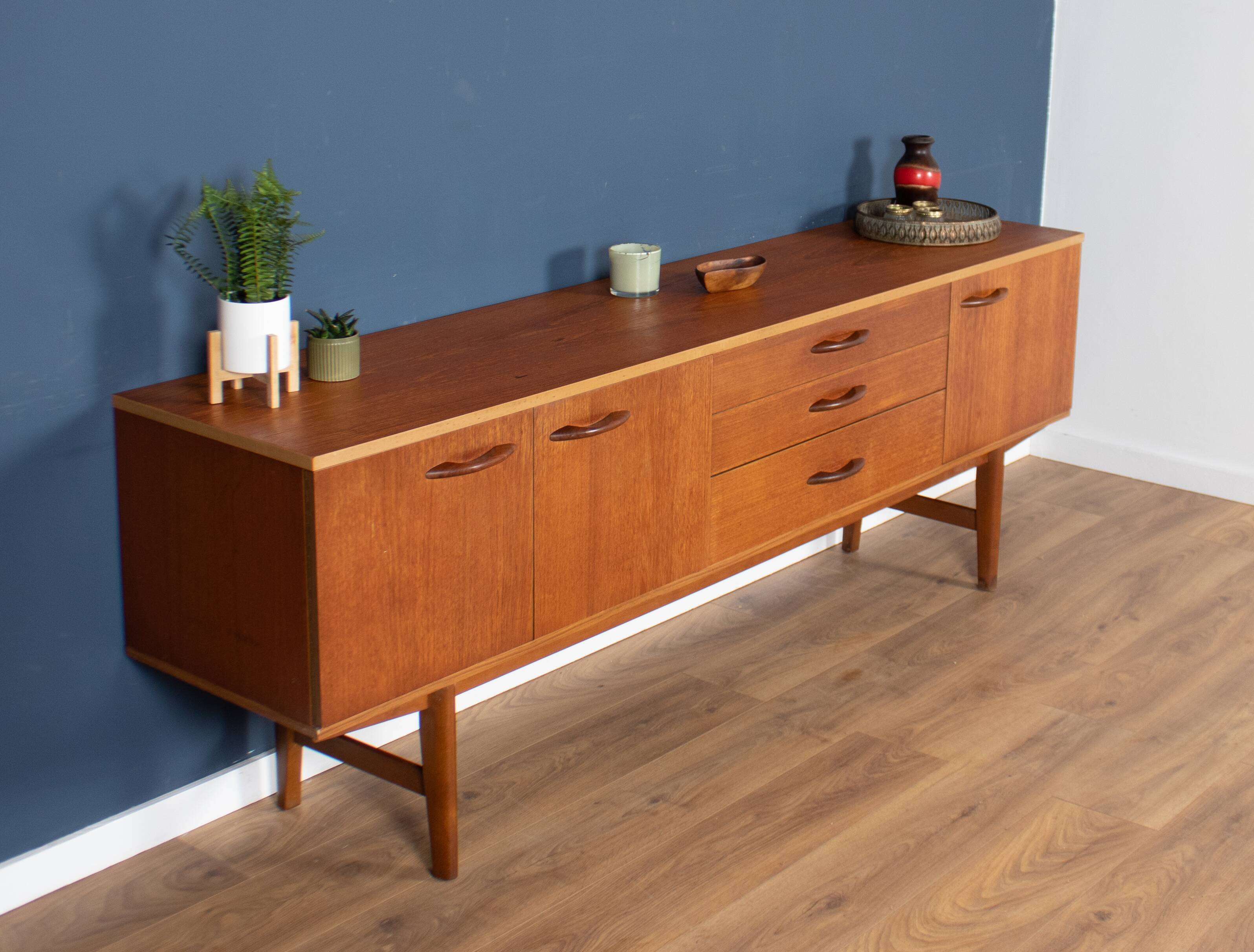 Retro teak 1960s avalon long mid century sideboard