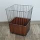 Vintage umbrella holder basket basket metal and plastic brand Caddie