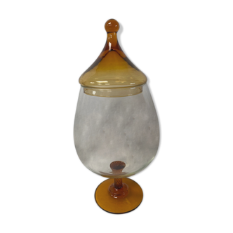 Blown glass apothecary jar