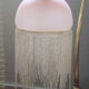 Lampe bronze verre perles