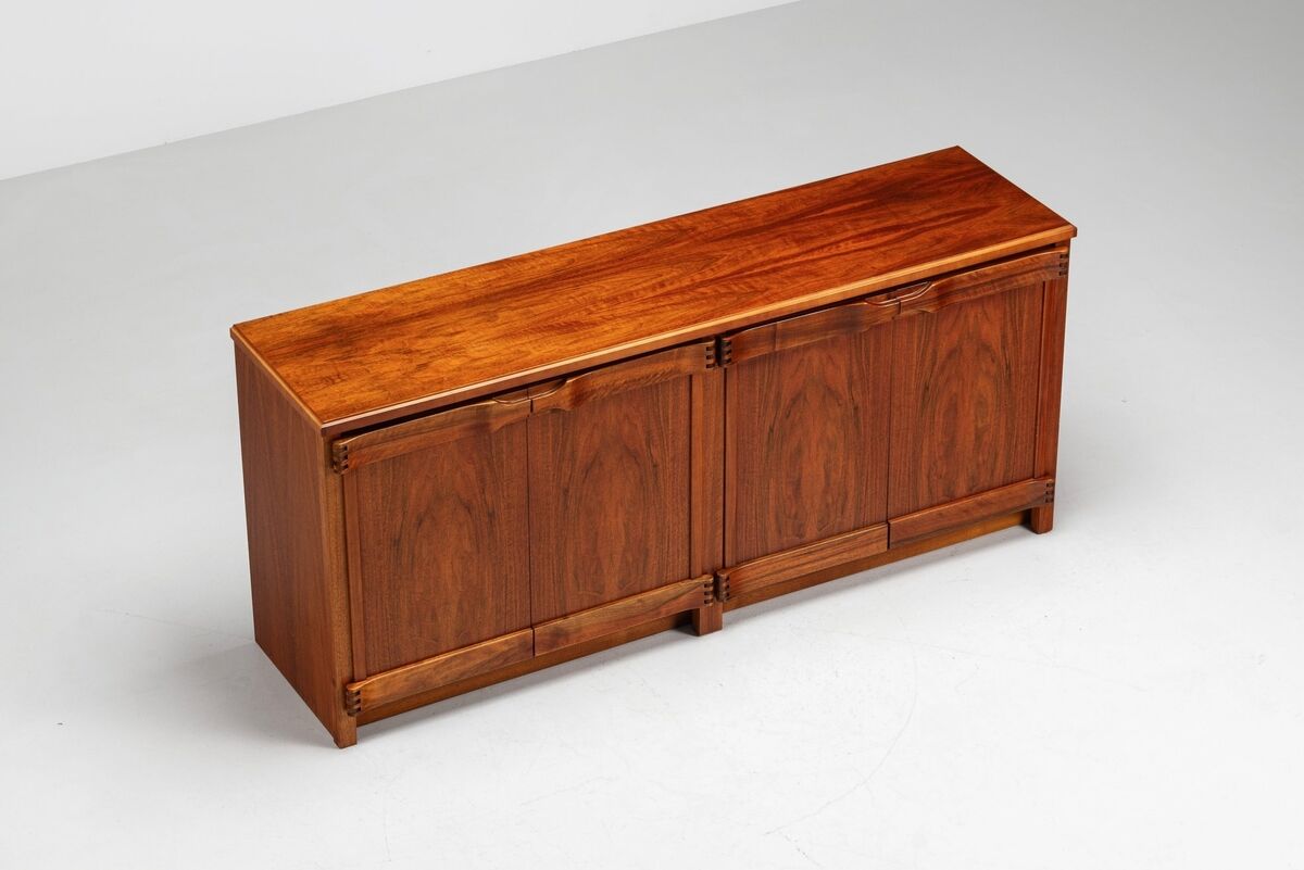 Franz Xaver sideboard in walnut Sproll Switzerland 1960