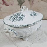 Small iron clay soup tureen