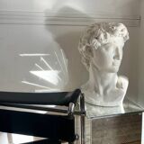 Old plaster bust of David