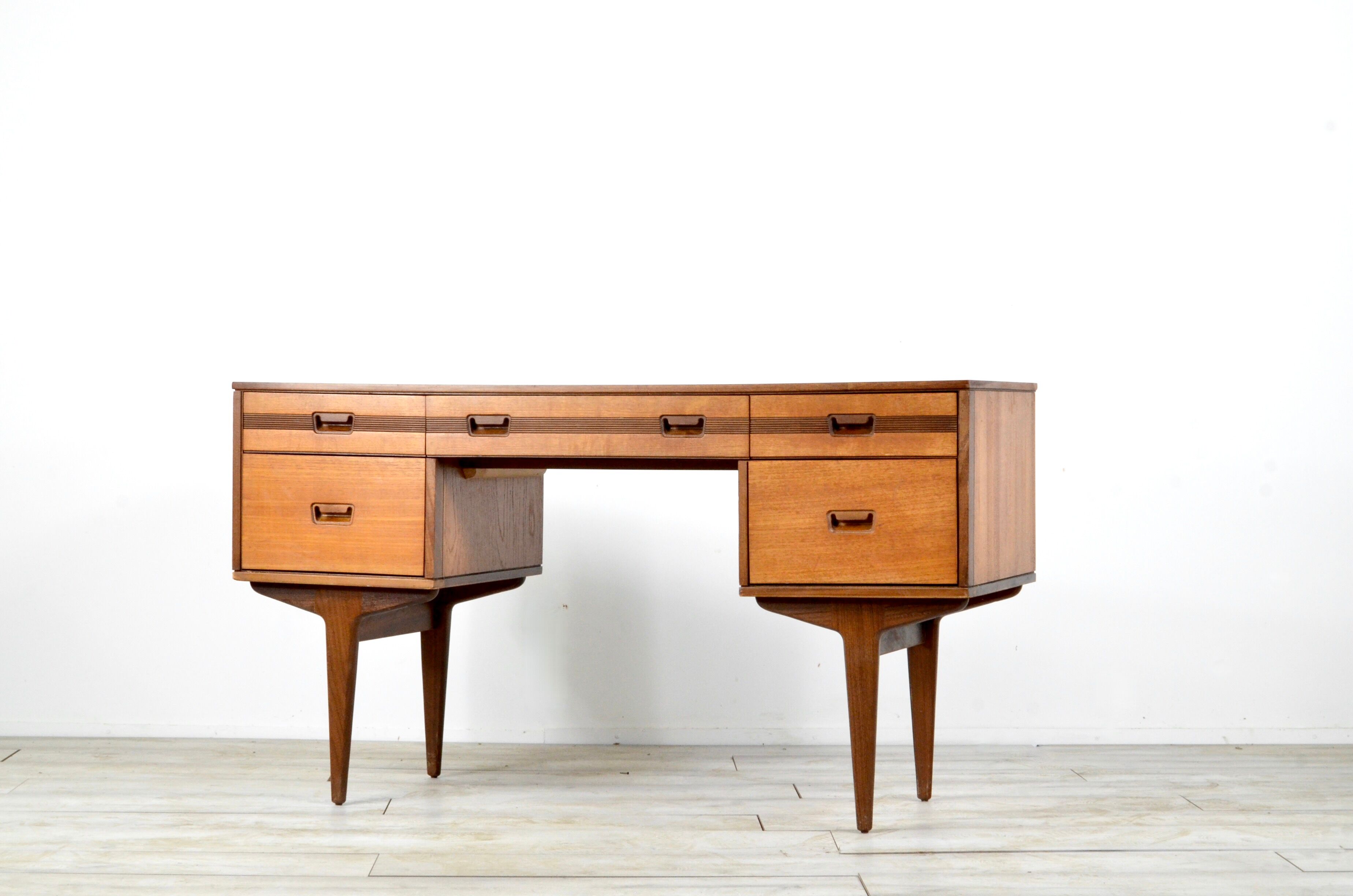 Midcentury 'Butilux' Teak Desk. Delivery. Modern / Vintage / Danish Style.
