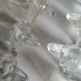 12 Dachshund knife holders in Plexiglass