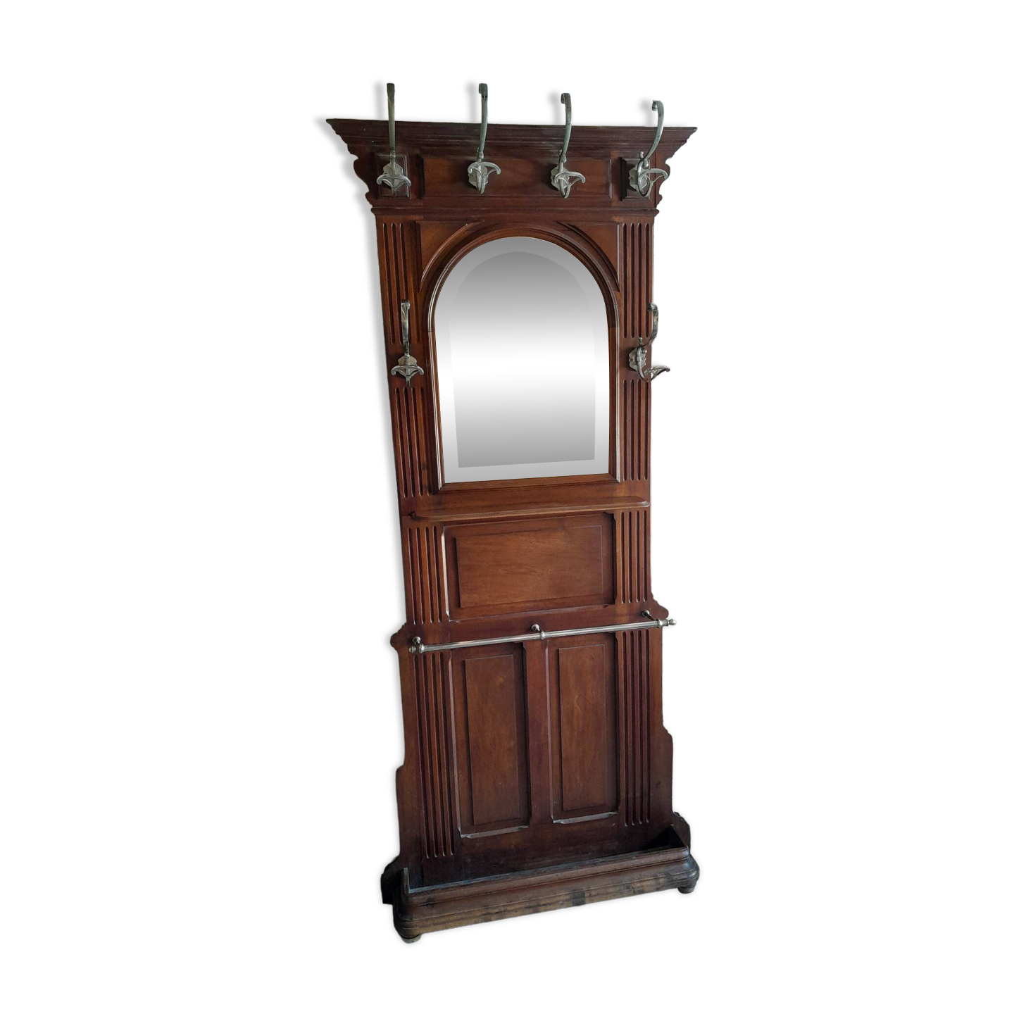 Old coat rack wardrobe