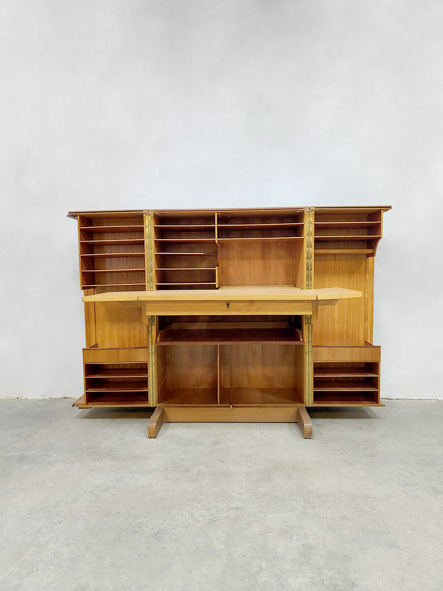 Vintage desk 'Magic Box' folding cabinet