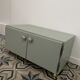 Antique low furniture restyled on wheels