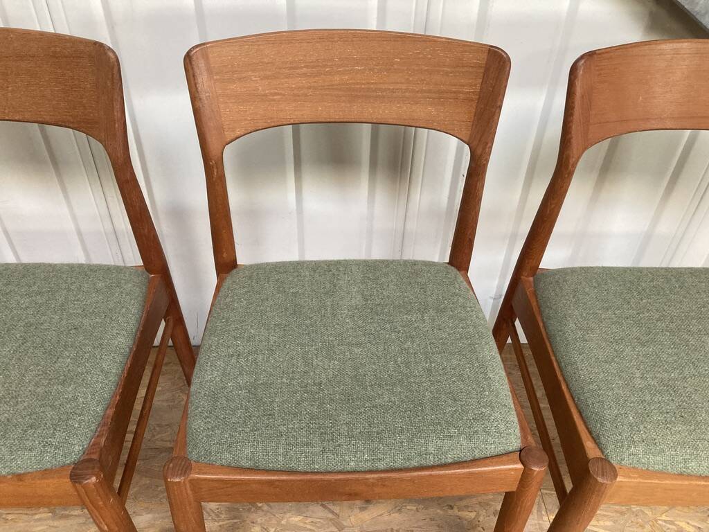 Kai Kristiansen Danish Teak Dining Chair K.S. Mobler Set of 6
