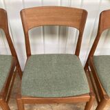 Kai Kristiansen Danish Teak Dining Chair K.S. Mobler Set of 6