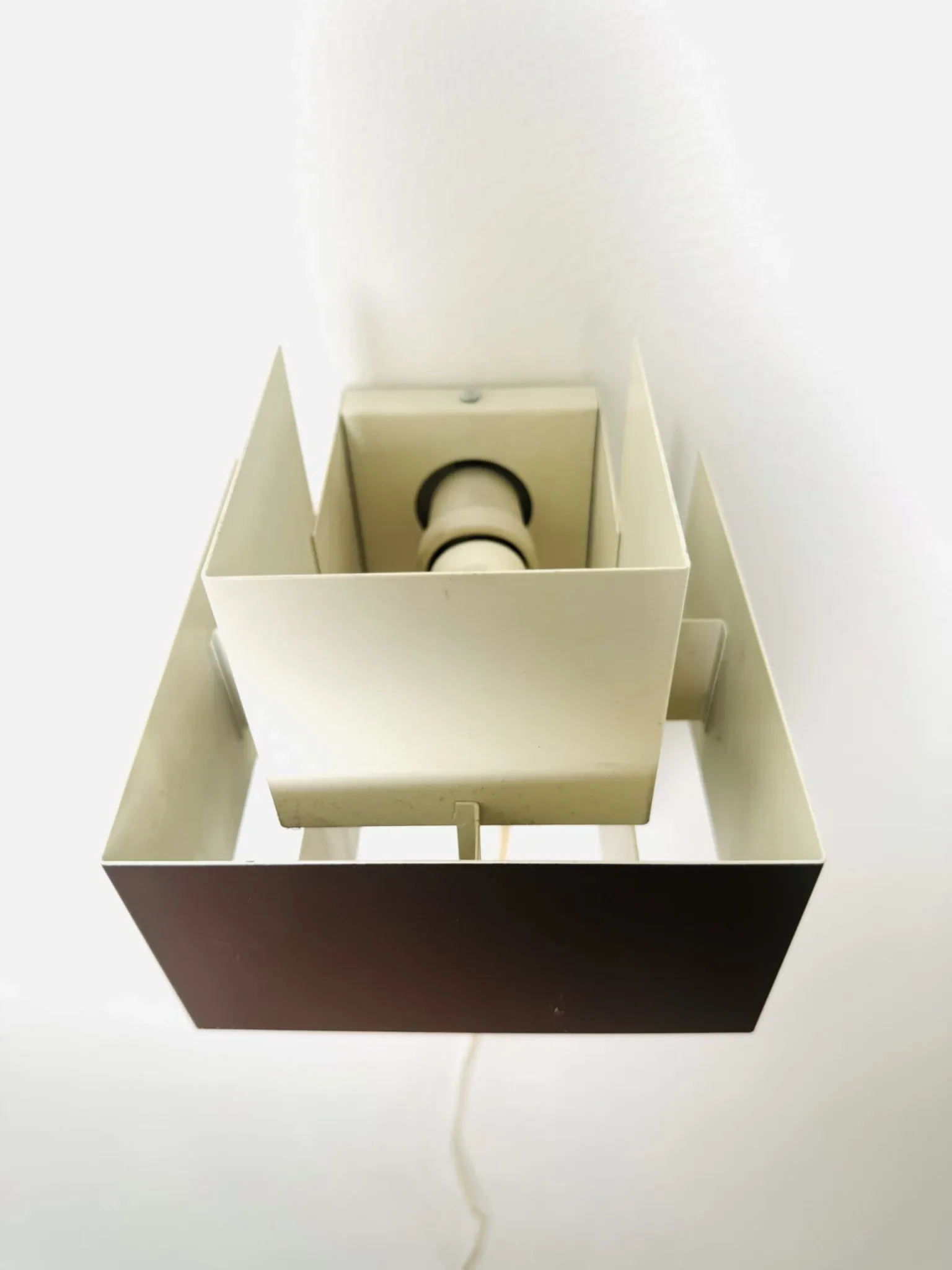Geometric Wall Lamp By J.J.M. Hoogervorst For Anvia Nederland, The Netherlands, 1960S