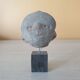 Ancient statuette head - Terracotta - Pre-Columbian art - 1st millennium