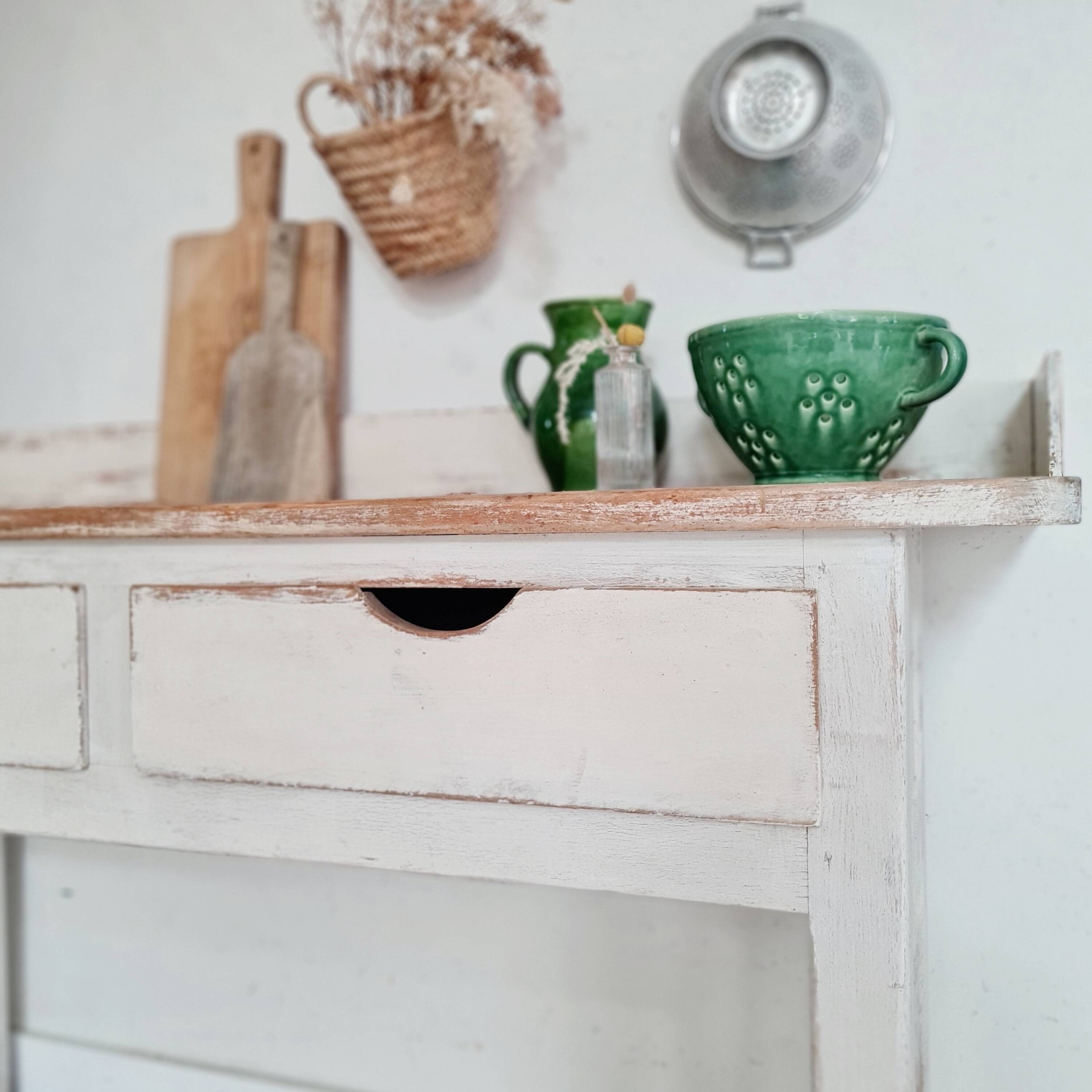 Antique counter – trade table – antique kitchen furniture